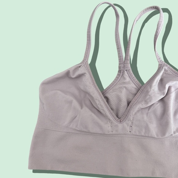 Women’s SPANX Light Pink Mauve Sports Bra Size Medium - Picture 2 of 7